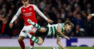 Арсенал стигна полуфиналите в Шампионската лига след стегната защита срещу Спортинг