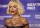 Кристина Агилера впечатли с къс рус боб и стегната черна рокля на Breakthrough Prize 2026
