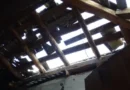 Буря в Мъглиж — мълния подпали къща, изпепели горния етаж