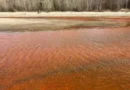 Как размразяването на вечната замръзналост оцветява реките в Аляска в оранжево